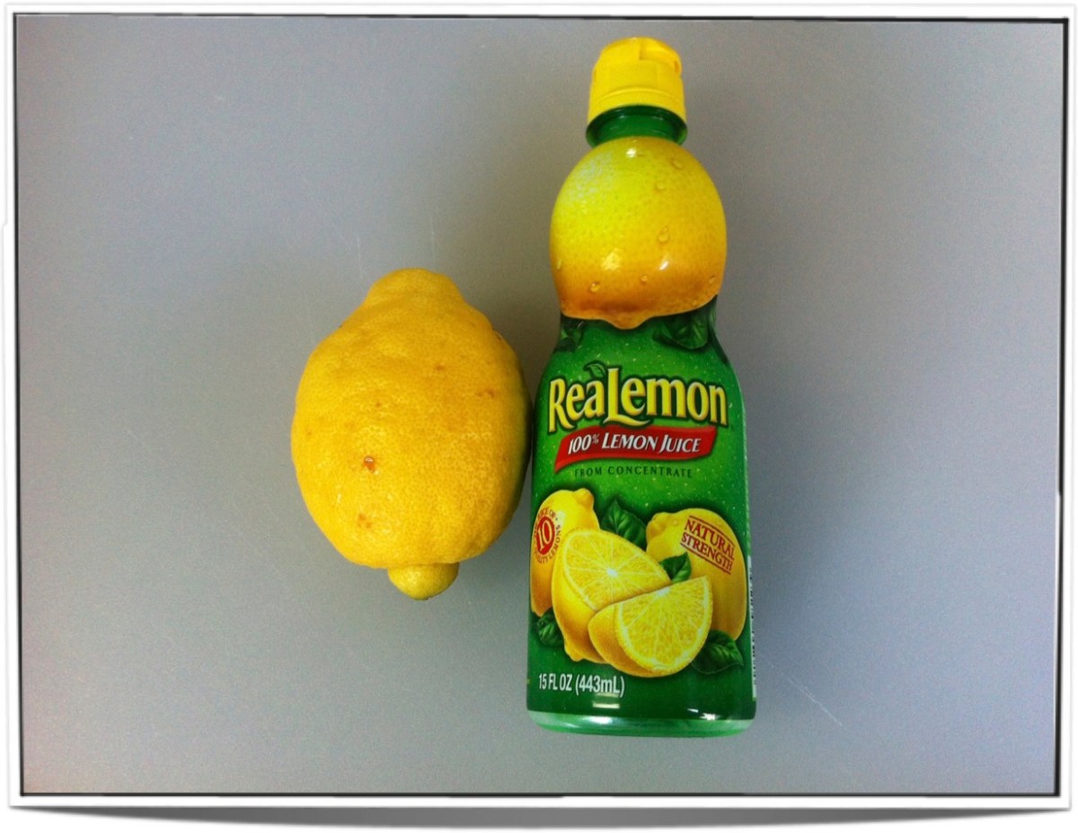 ReaLemon versus a real lemon | Doing Science To Stuff