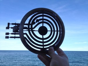 The entire element with failure point visible. 