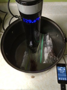 After about 40 minutes, the steaks should be fully cooked.