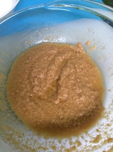 that doesn't look right... (PB2 and butter after microwaving)