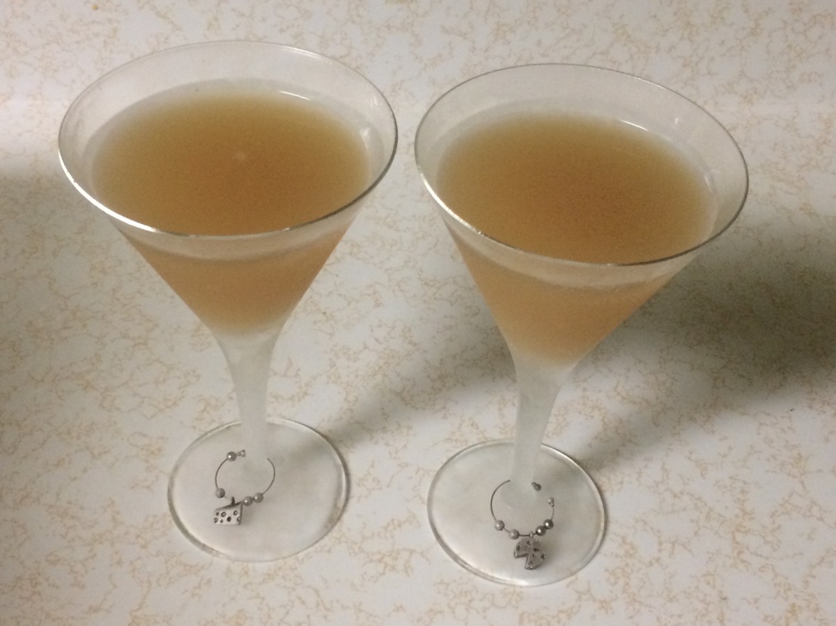 Two sidecar cocktails