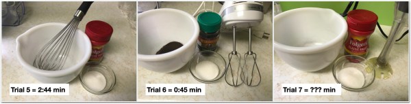 composite image showing equipment used in bonus trials 5 through 7