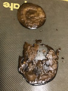 sad, flat, dehydrated dalgona puddles